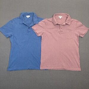 Lot of 2 Sunspel Polo Cotton Shirts Size XS Made In Portugal
